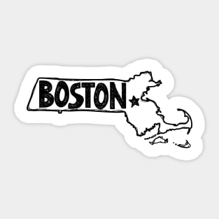 Boston, Massachusetts Sticker